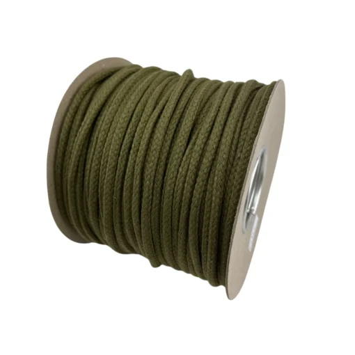 olive green acrylic cotton cord 1