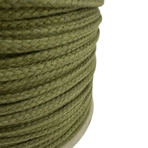 olive green acrylic cotton cord 2