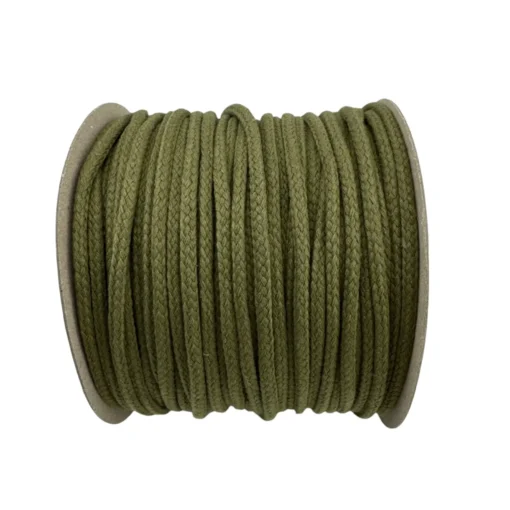 olive green acrylic cotton cord 3