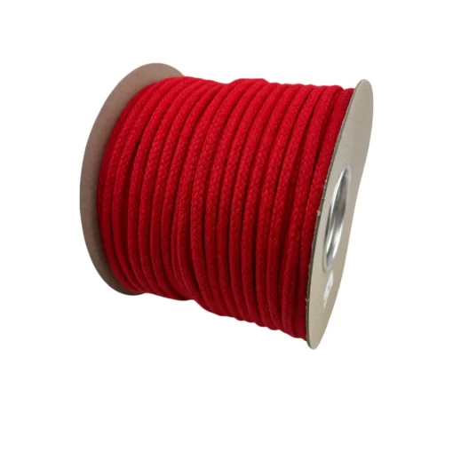 red acrylic cotton cord 1