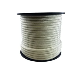 white double braided polyester rope 1