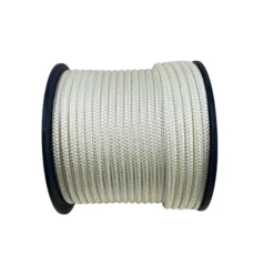 white double braided polyester rope 2