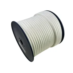 white double braided polyester rope 3