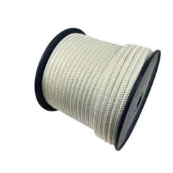 white double braided polyester rope 4